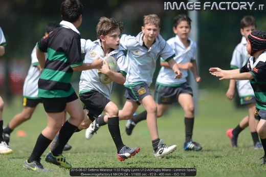 2015-06-07 Settimo Milanese 1133 Rugby Lyons U12-ASRugby Milano - Lorenzo Spada
